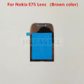 For Nokia E75 Mobile Phone Front Housing Cover Case Keypad replace parts. 