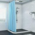 Flexible Bathroom Water Stopper Flood Barrier Rubber Dam Silicon Water Blocker Dry and Wet Separation Home Improve 50CM. 
