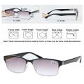 seemfly +7.5 1.25 1.5 2 2.5 3 4.5 +5.0 Progressive Gray Reading Glasses Male Black Retro Goggle Female Prebyopic Hyperopia Frame. 