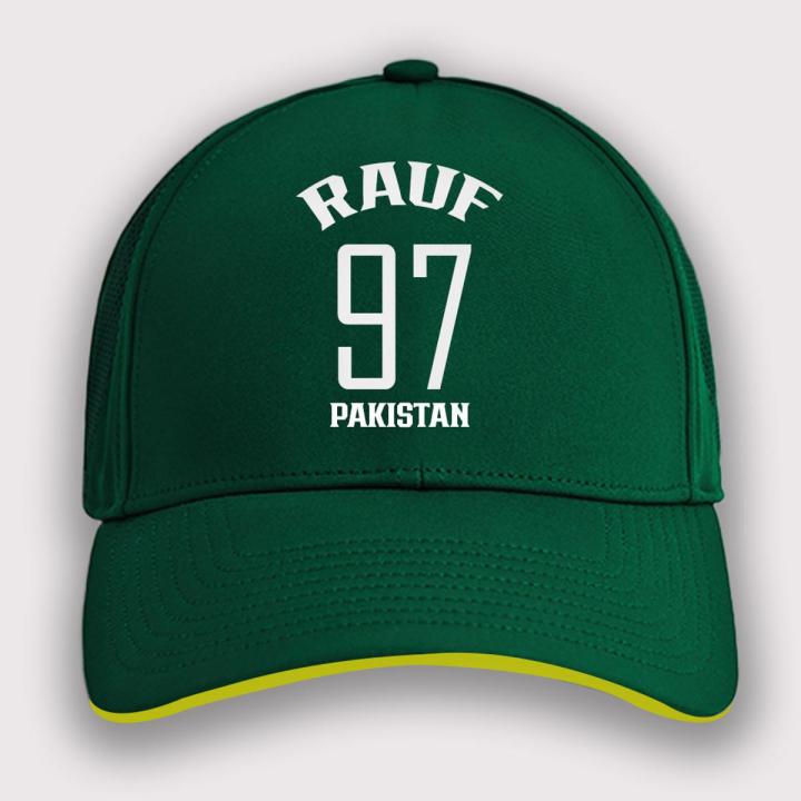 Haris Rauf Cap Pakistan Cricketer for Boys Cricket 97 Hat at CustomizeGiftsPK