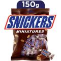 Snickers miniature chocolate 150g pouch. 