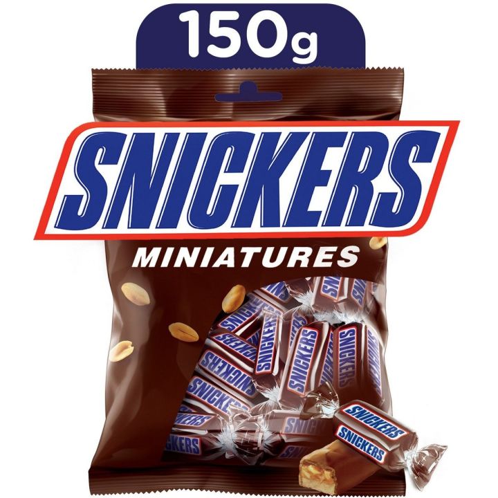 Snickers miniature chocolate 150g pouch
