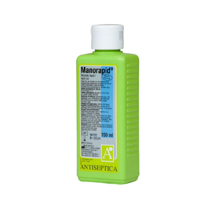 Manorapid Hand Disinfectant-Sanitizer 150ml - Made in Germany
