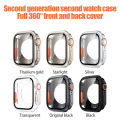 Change To Ultra 360 Full Protector Case for Apple Watch 45mm 44mm 42mm 41mm 40mm 38mm Tempered Glass Screen Protector for IWatch Series 8 7 6 SE 5 4 3 2 1. 