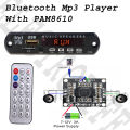 2 In 1 - Bluetooth MP3 Board with Remote Control Audio Module Support AUX TF USB FM Radio For Car Accessory - PAM8610 2x 15W Digital Stereo Amplifier Board. 