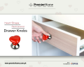 Heart Shape Red Ceramic Drawer Knobs- Premier Home - SKU 2490001. 