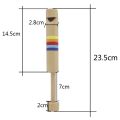 2X Wooden Flute Instents Pulling Diacritical Wooden Flute Early Musical Instent for Adults, Children, Music rs. 
