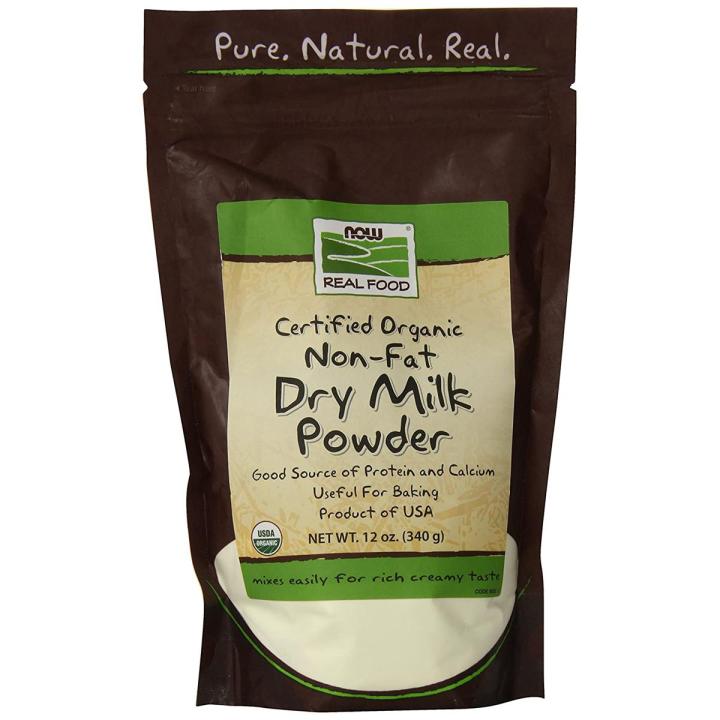 Organic Non-Fat Dry Milk Powder with Protein and Calcium, Product of the USA, 12-Ounce