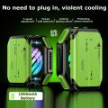 X111 Mobile Phone Magnetic Semiconductor Coolng Fan Radiator with 7 Gears Adjustable PUBG Game Cooler for IOS Android Universal. 