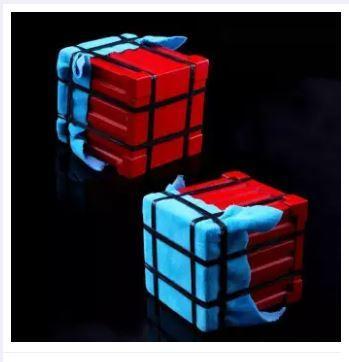 PUBG Gift Box key.chain Modle Airdrop Box Ahtray Container Toy Collection Decoration
