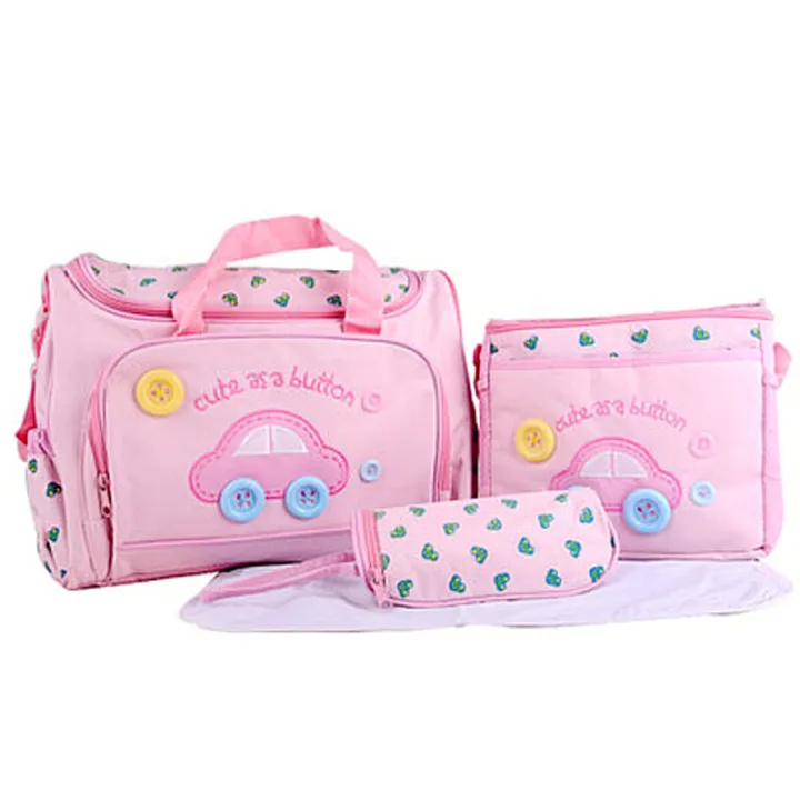 4PCS%20Car%20Print%20Mother%20Bag%20Baby%20Diaper%20Bags%20Sets%20Multifunctional%20Baby%20Nursing%20Nappy%20Bag%20For%20Mom%20Organizer%20-%20Image%204