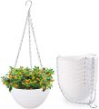 Plastic Hanging Plant Pots, Flower Pots, Hanging Pots with Chain Hangers Planters Plastic Gardening Pots alternate to Clay Pots best container gardening ideas Top Reviewed Top Rated Top ranked. 