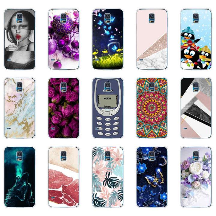 Silicone phone Case For Samsung Galaxy S5 i9600 SM-G900F cover For Samsung S5 Phone shell bumper