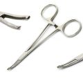 Export Quality Stainless Steel Medical Mosquito Kocher Forceps Curved Surgical Hemostatic Locking Pliers. 