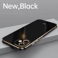 For Samsung Galaxy A04 Back Cover Luxury 6D Plating Soft Case Camera Lens Protection Square Frame Silicone Glossy Shockproof Mobile Phone Cases. 