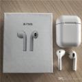 I8 tws Wireless Bluetooth v4.2 Earbuds Binaural Stereo Sound Noise Cancellation Earphones - White. 