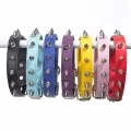 Spiked Dog Collar Spiky Cat Collar Pu Adjustable Pet Collar With Spikes For Cats Puppy Small Dogs Chihuahua Pug Bulldog. 