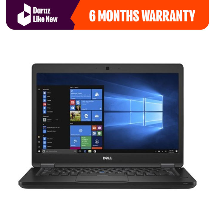 Dell Latitude 5480 - Core i5 7th Generation - 8GB RAM - 256GB SSD - 14inch Screen - Free Laptop Bag (Windws 11 licensed) - Daraz like new laptops