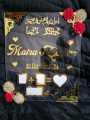 Sk Nikah thumb board /frame customized wedding frame and birthday gift wishes for family friend. 