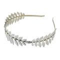 Baroque Metal Gold Leaf Headband Leaves Headpiece Tiara Hairband For Women Forehead Hair Jewelry Wedding Headwear. 