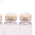 4x 1/12 Dollhosue Miniature Glass Jars Model Small Glass Bottles Life. 