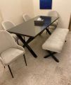 10 seater dining table set/ 10 chairs with table/. 