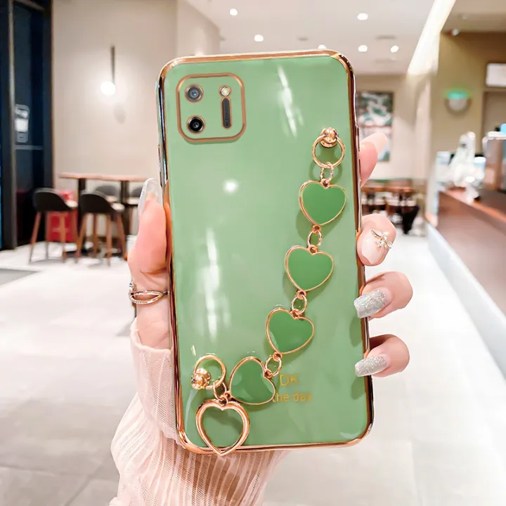 For%20OPPO%20A16e%20Back%20Cover%20+%20Love%20Heart%20Bracelet%20Luxury%20Glossy%20Shiny%20Plating%20Bumper%20Ladies%20Case%20Soft%20Silicone%20Protective%20Phone%20Cases%20-%20Image%203