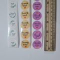 90 pcs set  "Thank You"  Sticker Labels for packing 1 inch sticker. 