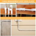 Cable Clamp Clips (Pack Of 20 Small) Self Adhesive Wire Tie Holder Organizer Management Car Decorative Cord Fixer Clip Buckle Fasten Wiring Tidy Fixing Neat Sturdy Arranging Clamps Holders For Cables Reinforced With Tape Ties Arrangement Sleeve Finisher. 