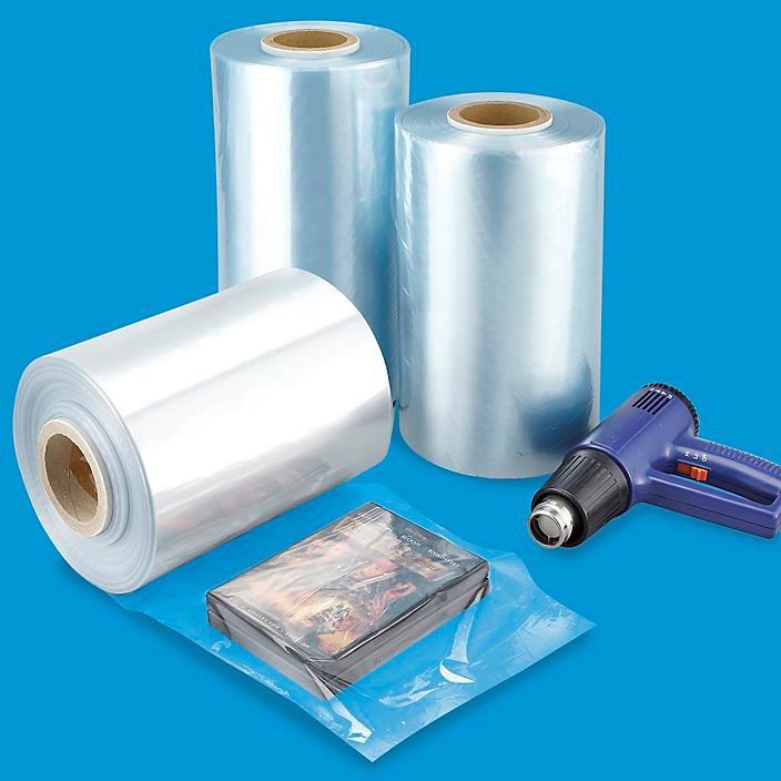 PVC Heated Shrink Wrap Heat Hair Dryer 10 meters long Heated Packing Plastic Material(white)