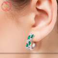 Shine Bright with Jewelicious Luxury 925 Sterling Silver Stud Earrings: Flash CZ Zircon Ear Studs in 3 Colors for Women - Affordable Brincos. 