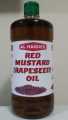 PURE BLACK MUSTARD OIL, 1 LITRE ( KALI SARSON KA TAIL). 