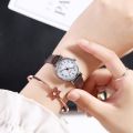 Women Fashion Small Leather Watch Simple Quartz Wristwatch. 