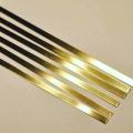 Golden Mirror PVC Wall Decor Strip, Brass Look, 1 Inch x 96 Inch. 