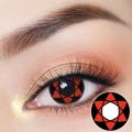 Anime Different Pattern COS Cosmetic Contact Lenses Six-star Glazed Eyes. 