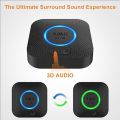 1Mii B06 Plus Bluetooth Receiver, HIFI Wireless Audio Adapter, Bluetooth 5.0 Receiver with 3D Surround aptX Low Latency. 