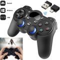 2.4G Wireless Lightweight and Comfortable Controller Gaming Gamepad Joystick for Android Phone PC TV（Three colors available）. 