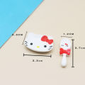 Doll house kitchen accessories mini small plate spoon cute cartoon tableware model. 