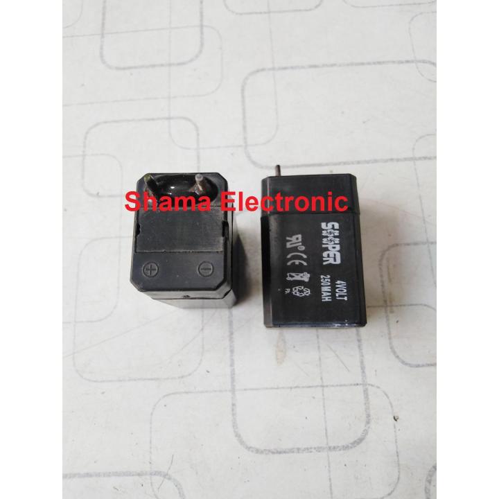 4V Rechargeable Battery Lead Acid 250mAh
