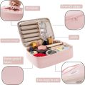 Waterproof Makeup Storage Bag with Pouch 2 in 1 | Makeup Brushes Bag & Toiletries Organizers with Full of Storage | Cosmetic Brush Kit | Make Up Bags Pouch with Zipper For Travelling | Multipurpose Traveling Cosmetic Bags for Women. 