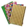 A4 Glitter Paper, 10 Sheets Glitter Self-Adhesive Sticker Sticky Back Paper Craft Art Sparkling Sign Gemstone Metallic Color For Children's Craft Cutters Art Multicolor. 