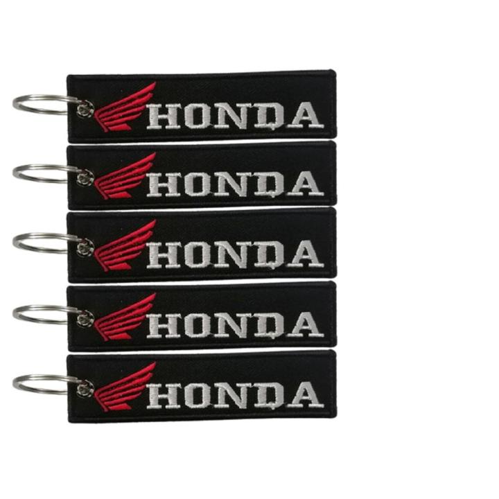 Honda Keychain Key Ring for Honda Car Motorcycles Bike Biker Key Chain Bag Phone Chain Accessories Gifts both side#pack of 5