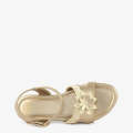 ECS Blossom Charm Flat Sandals For Girls - Shoes For Girls - Kids Footwear. 