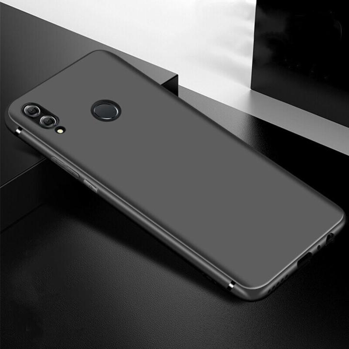 lthmy for Huawei Honor 8X Max 7.12 inch ARE-L22HN Flexible Soft Matte Black Crystal Clear Phone Case Silicone Protective Back Cover