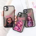 Fashion Bratz Doll Coque iPhone 15 14 Case For iPhone 11 13 14 12 Pro Max Mini X XS SE 7 8 Plus Silicone Clear Matte Back Covers. 