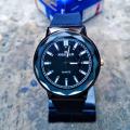 LUXURY CLASIC BLACK WATCH FOR MEN-BUISNESS QUARTZ WATCH FOR BOYS-PREMIUM BLACK WATCH-STYLISH BLACK EDITION watches-casual watch- Imported top quality watch- Branded watch-high Quality watch- Fashion wrist watch- positif watch for men-watches for men-. 