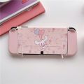 Nintendo Switch OLED Case Fashion Animation Theme Pink Style Balloon Cute Dog Casing Game Console Handle Protector Cover. 