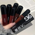 Glass Water Gloss Herorange Lip Glaze Mirror Moisturizing Plump Lips Long-Lasting Makeup Lipstick.