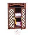 Wooden Small/Mini Almari cabinet for Cosmetics and Jewellery Storage. 