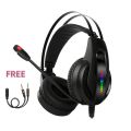 gaming headphones light weight headphones 3.5mm plug good quality over head headsets PC PS4 PS5  headphones. 